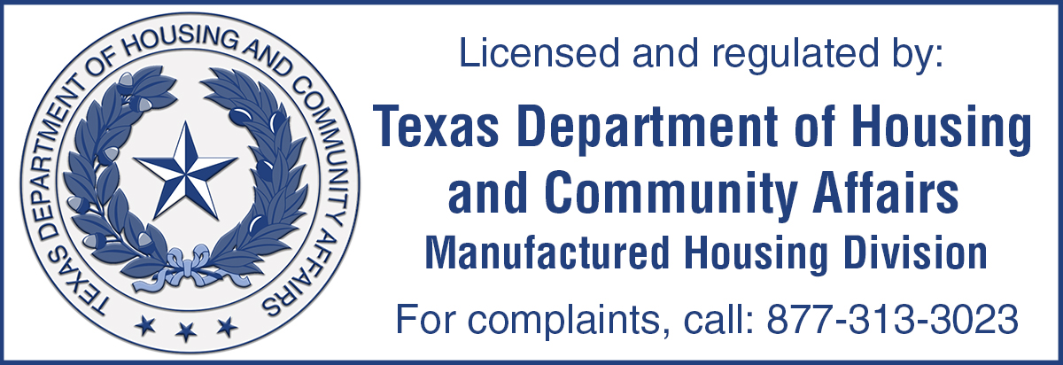 Licensed and regulated by the Texas Department of Housing and Community Affairs.
